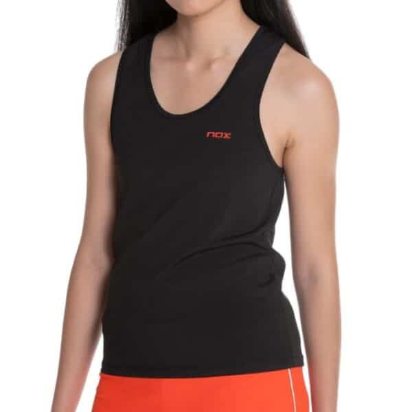Camiseta de tirantes NOX Team W Negro Camiseta de tirantes NOX Team W Negro