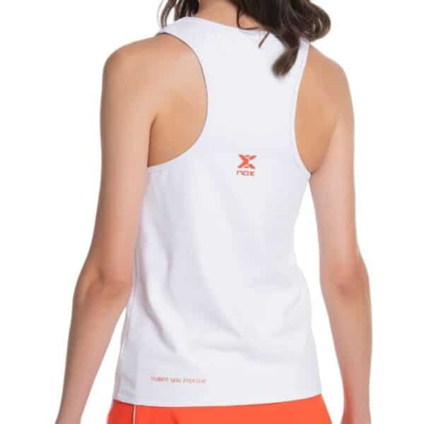 Detalle de la Camiseta NOX Team Blanca W