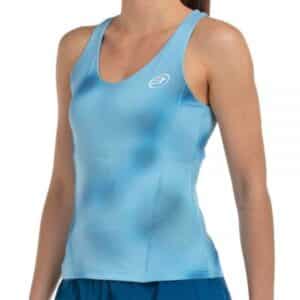Camiseta de tirantes Bullpadel Dan Azul Claro Mujer