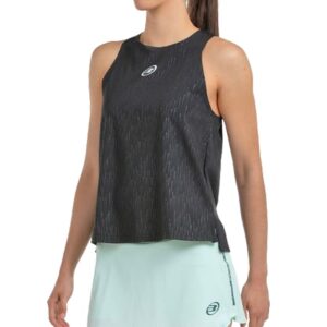 Camiseta de tirantes Bullpadel Abure negra
