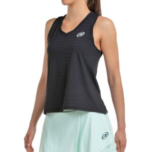 Camiseta de tirantes Bullpadel Adies negra