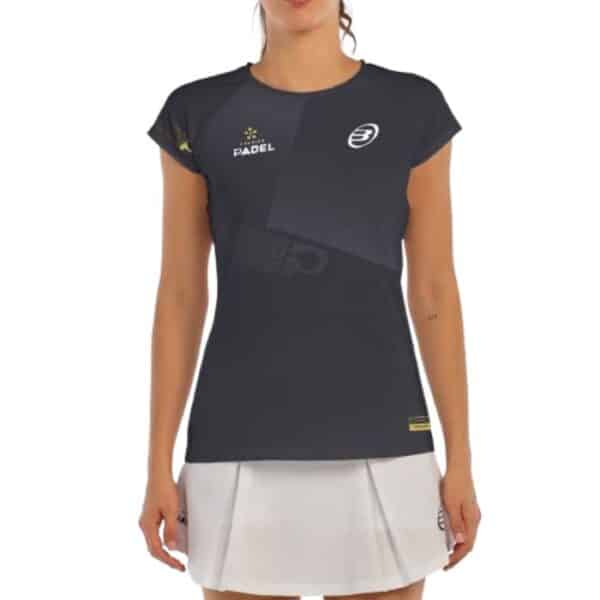 Camiseta Bullpadel Afore carbón para mujer Camiseta Bullpadel Afore carbón para mujer