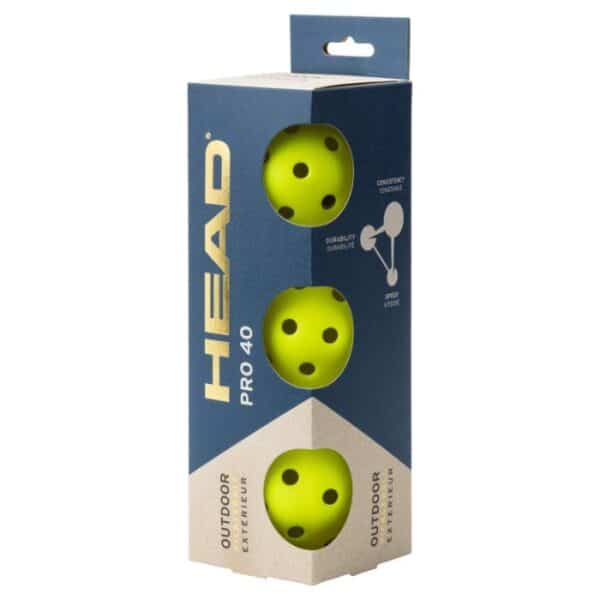 Pelotas de Pickleball HEAD Pro 40 Pelotas de Pickleball HEAD Pro 40
