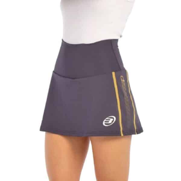 Falda Bullpadel Adiar carbón Falda Bullpadel Adiar carbón