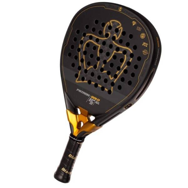 Black Crown perfil pala de pádel hombre Patron Gold