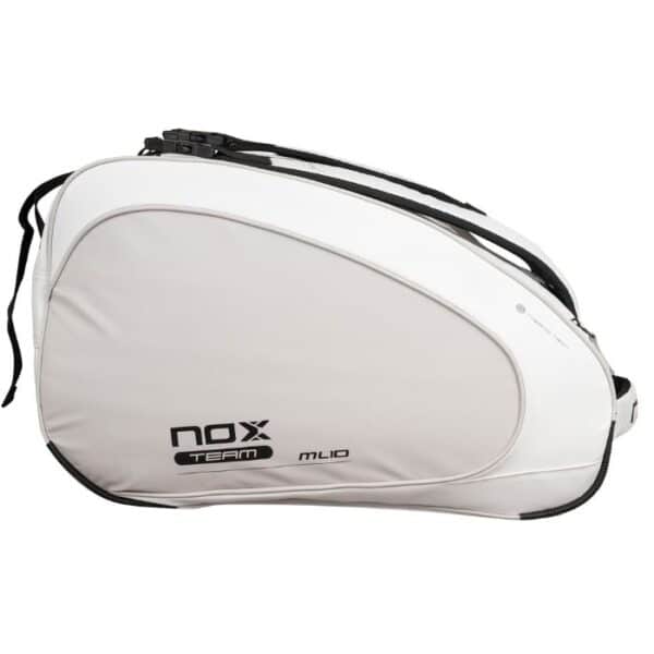 Paletero de pádel blanco y gris de NOX