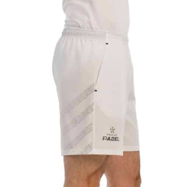 Pantalón corto blanco para hombre de Bullpadel
