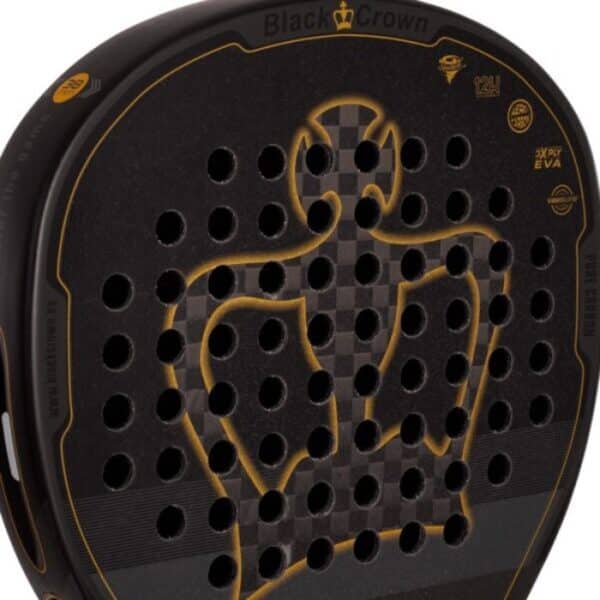 Black Crown plano pala de pádel hombre Patron Gold