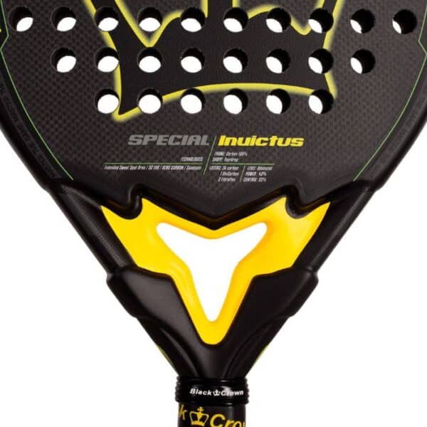 Black Crown perfil pala pádel hombre Special Invictus