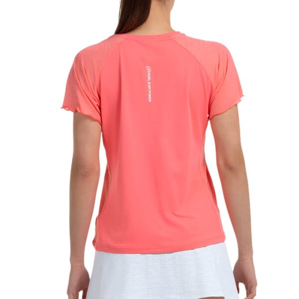 Camiseta rosa para mujer de Bullpadel