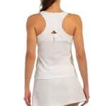 Camiseta blanca para mujer de Bullpadel