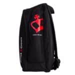 Mochila de pádel negra y roja de Black Crown