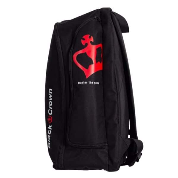 Mochila de pádel negra y roja de Black Crown