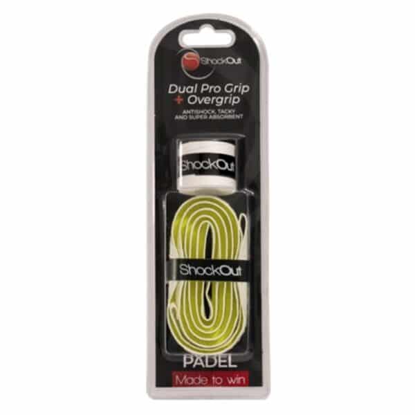 ShockOut Dual Pro Grip Blanco/Amarillo