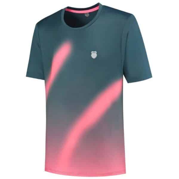 Camiseta K-Swiss Hypercourt Print Crew 5 Camiseta K-Swiss Hypercourt Print Crew 5