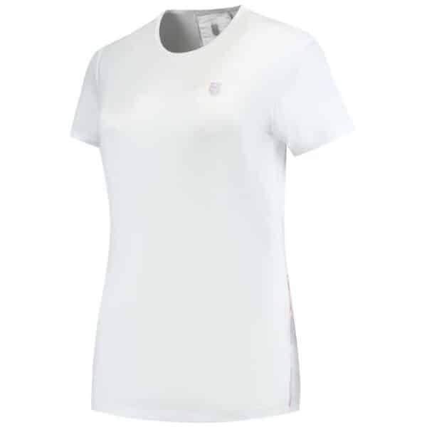 Camiseta pádel K-Swiss mujer blanca Hypercourt Advantage Camiseta pádel K-Swiss mujer blanca Hypercourt Advantage