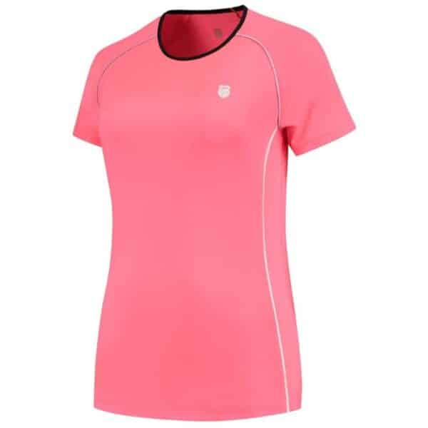 Camiseta K-Swiss Hypercourt Crew 4 rosa Camiseta K-Swiss Hypercourt Crew 4 rosa