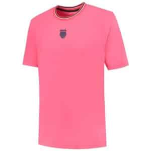 Camiseta pádel K-Swiss Hypercourt Melange 3 Rosa