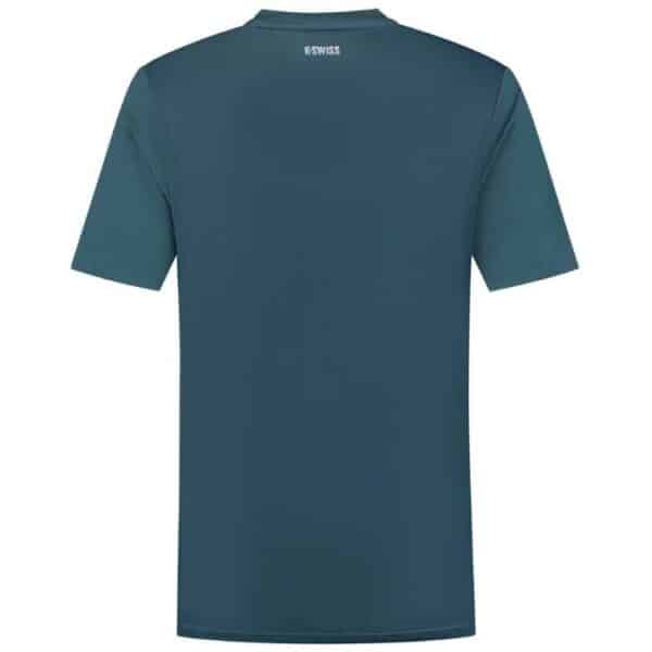 Camiseta hombre Hypercourt azul/rosa K-Swiss