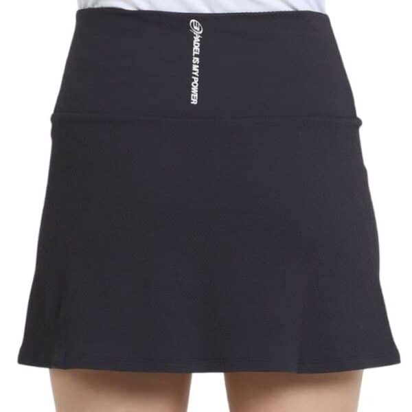 Falda negra Bullpadel - Modelo Petin