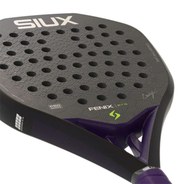 Detalle de la Pala Siux Fenix Pro Black