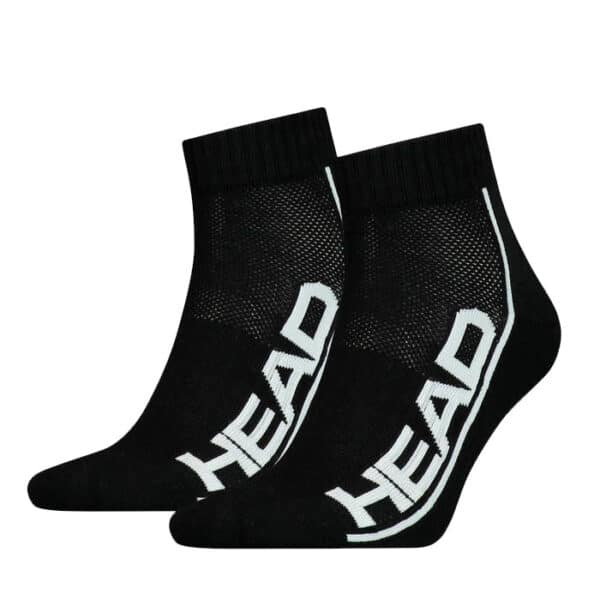Calcetines HEAD cortos negros - Pack de dos Calcetines HEAD cortos negros - Pack de dos