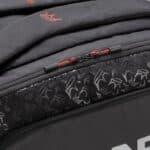 Detalle del paletero HEAD de Arturo Coello Pro X Duffle
