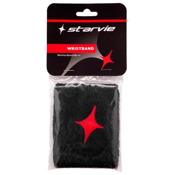 Muñequera Starvie negro-rojo Muñequera Starvie negro-rojo