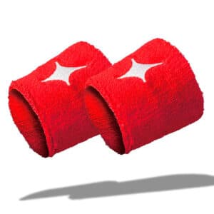 Dos muñequeras Starvie pequeñas rojas