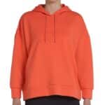 Sudadera mujer naranja Bullpadel