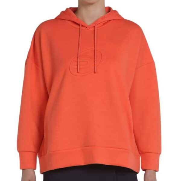 Sudadera mujer naranja Bullpadel