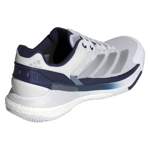 Detalle de las Zapatillas Adidas Crazyquick Boost Padel Blanco/Azul