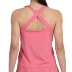 Camiseta mujer rosa Bullpadel - Modelo Estas