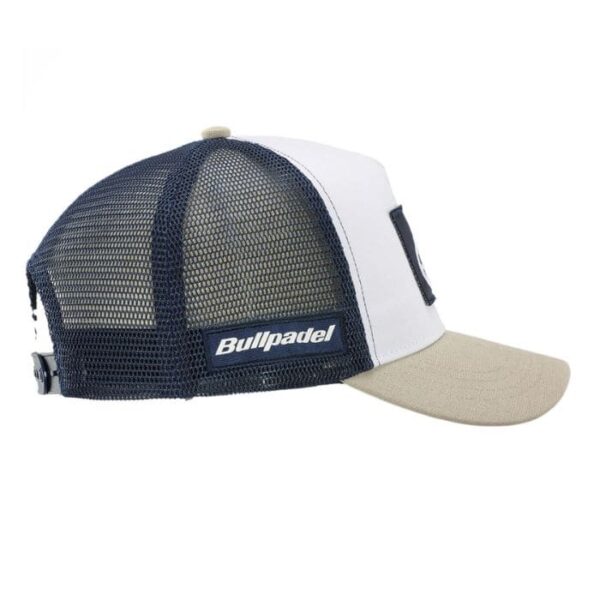 Gorra rejilla Bullpadel color blanco
