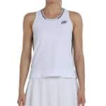 Camiseta mujer Bullpadel Lerna blanca