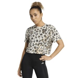 Camiseta leopardo Essentials mujer
