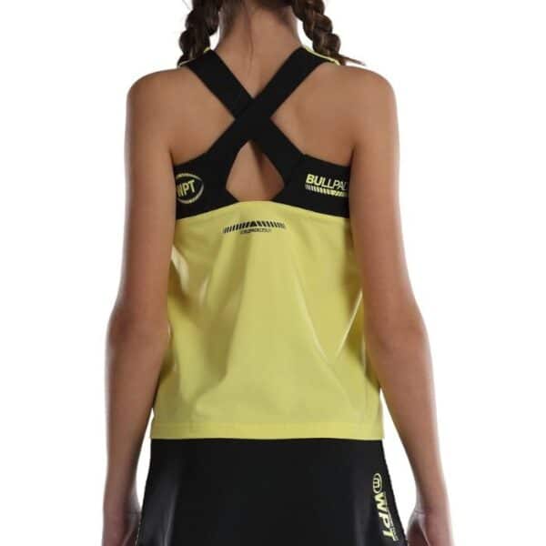 Camiseta amarilla Bullpadel WPT - Modelo Llave
