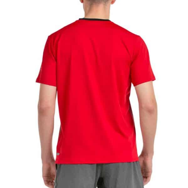 Camiseta hombre roja Bullpadel - Modelo Esgos