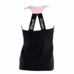Camiseta de tirantes Black Crown en color negro mujer