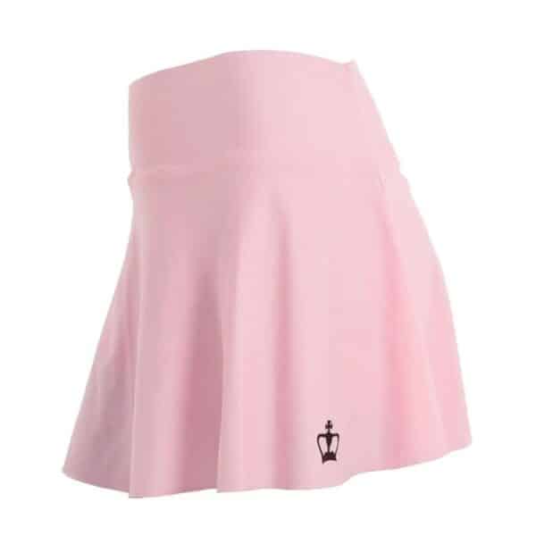 Perfil de la Falda para pádel y tenis Black Crown en color rosa