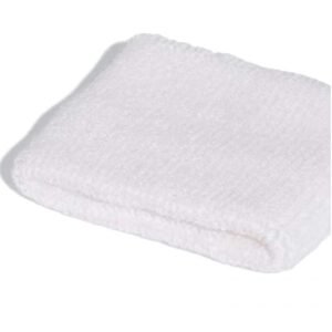 Blíster dos muñequeras Adidas blanca