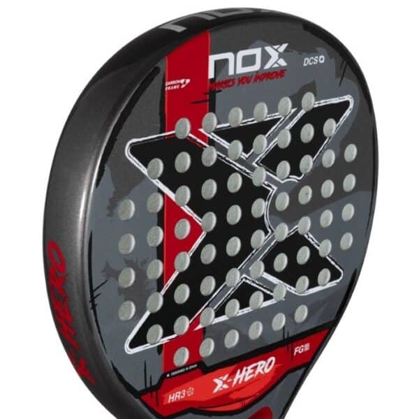 Cara pala NOX 2026 - X-Hero roja
