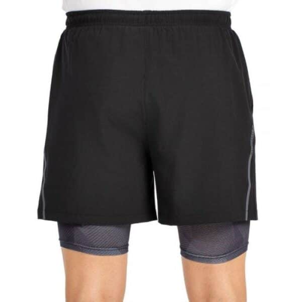 Detalles del Pantalón Bullpadel Manzan en color negro para hombre