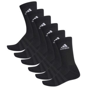 Pack 6 pares calcetines Adidas largos negros