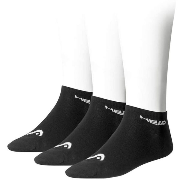 Calcetines HEAD Sneaker cortos negros - Pack 3 pares Calcetines HEAD Sneaker cortos negros - Pack 3 pares