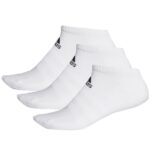 Calcetines Adidas tobilleros blancos pack 3
