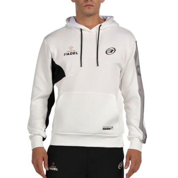 Sudadera Bullpadel Palmiro Blanca Premier
