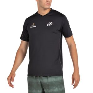 Camiseta Bullpadel Perico Negro Premier Padel 2026