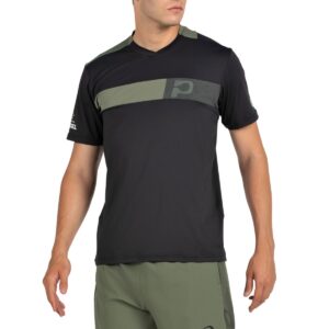 Camiseta Bullpadel Puyo Negra Premier Padel 2026