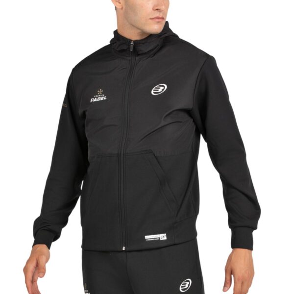 Sudadera Bullpadel Pitaco Negra Premier Padel 2026